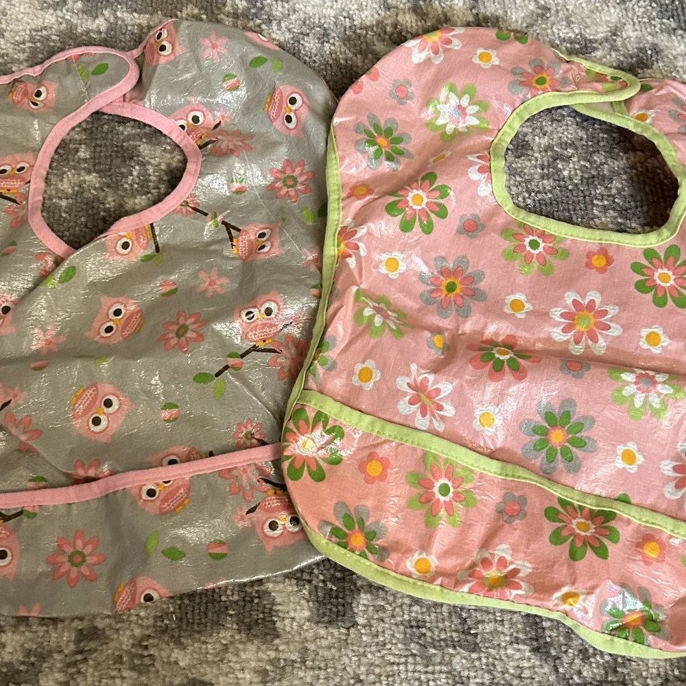 Koala Baby Large Baby Bibs Flowers/Owls